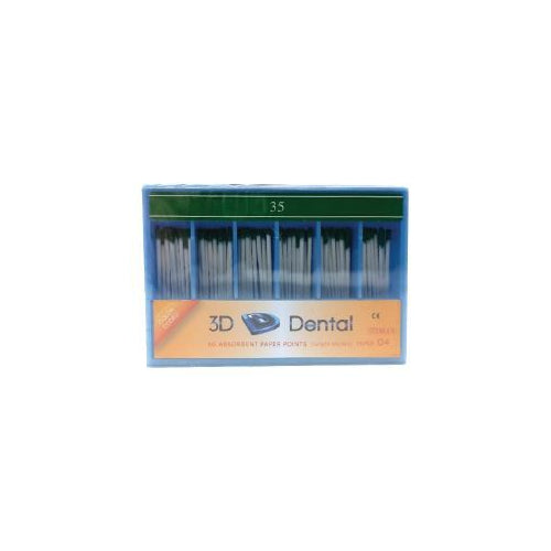 House Brand PPB25T4 Absorbent Paper Points .04 Tapered #25 60/Pk House Brand PPB25T4 Absorbent Paper Points .04 Tapered #25 60/Pk